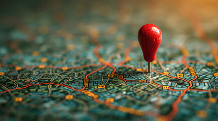  map 3D Illustration, 3D Map pins, GPS, navigator pin checking points. 3d Vector illustration