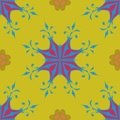 Seamless pattern tile