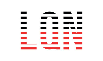 LQN three initial letter iconic line negative space minimal logo design vector template. monogram, abstract, wordmark, business, typography, minimalist, brand, company, flat, modern, unique, simple