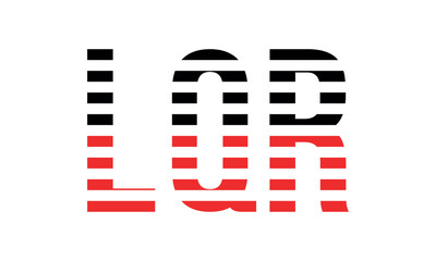 LQR three initial letter iconic line negative space minimal logo design vector template. monogram, abstract, wordmark, business, typography, minimalist, brand, company, flat, modern, unique, simple