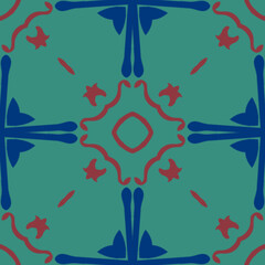 Seamless pattern tile