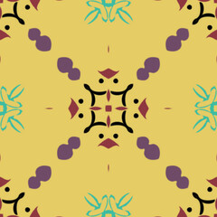 Seamless pattern tile