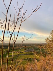 Obraz premium Sunset in the valley. Trujillo, Extremadura, Spain 