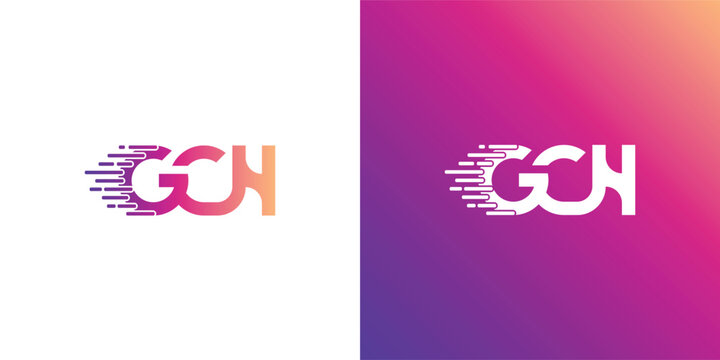 GCH letter creative modern logo design. GCH Letter Initial Logo Design Template Vector Illustration.