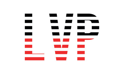 LVP three initial letter iconic line negative space minimal logo design vector template. monogram, abstract, wordmark, business, typography, minimalist, brand, company, flat, modern, unique, simple