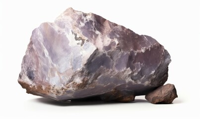 Obraz premium stone on a white background