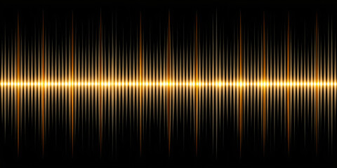 Abstract Vector Sound Wave Illustration