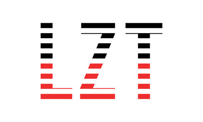 LZT three initial letter iconic line negative space minimal logo design vector template. monogram, abstract, wordmark, business, typography, minimalist, brand, company, flat, modern, unique, simple