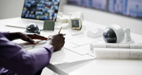 CCTV Security Alarm System Design