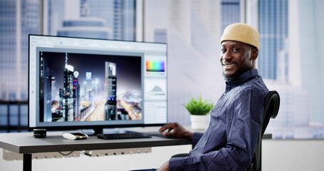 African Graphic Web Designer