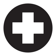 Fototapeta premium Red Cross icon.