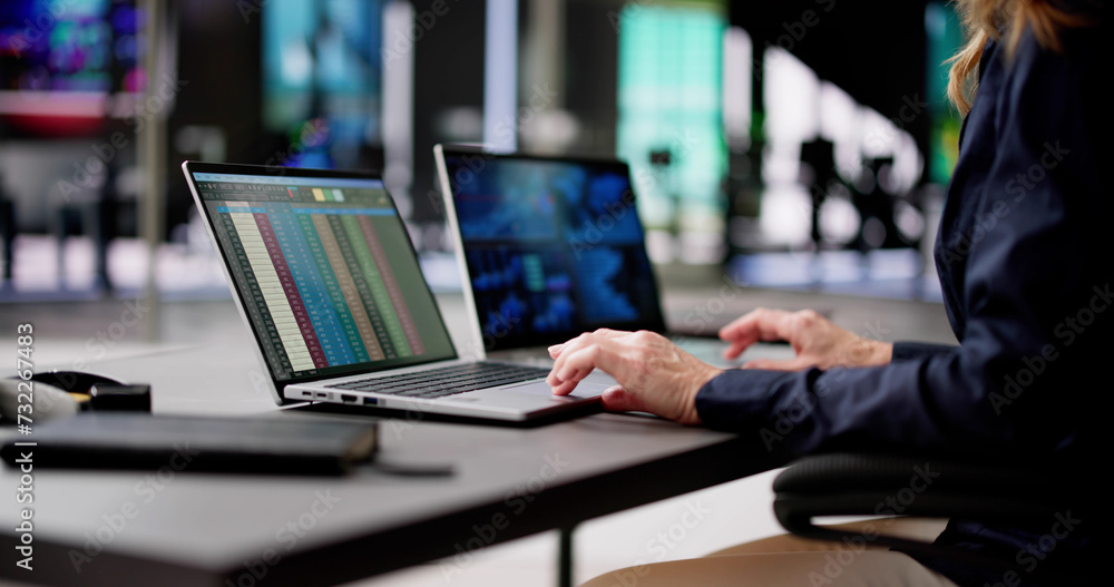 Poster financial kpi dashboard report and spreadsheet software