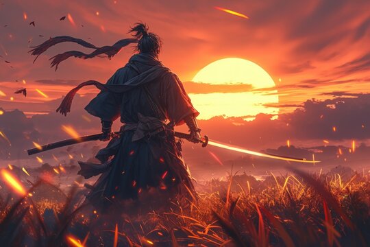 ninja with sword