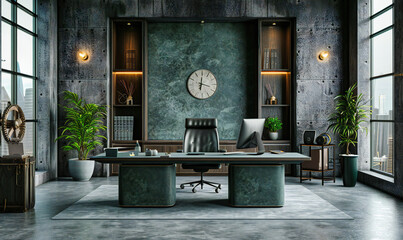Modern Office Aesthetics, Blending Functionality with Design, An Emblem of Corporate Sophistication and Style