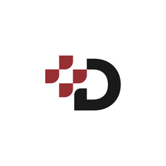 Letter D with plus icon medical logo. Usable for business, science, healthcare, medical, hospital and doctor letter design vector