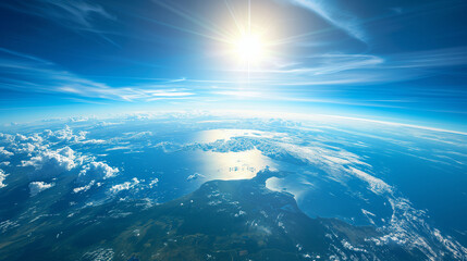 The Earth as seen from space