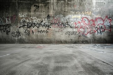 Naklejka premium graffiti on the wall
