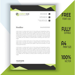 Unique Business Style Letterhead Design Template, Letterhead Design Template, Business stationery.