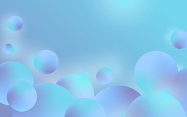 Abstract fluid circle. Pastel colored 3D sphere. Trendy gradient template for brochure covers, flyer