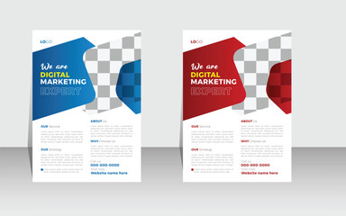 Creative corporate business flyer for business advertise