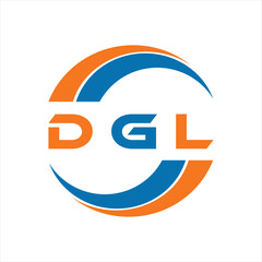 DGL letter design. DGL letter technology logo design on white background. DGL Monogram logo design for entrepreneur and business