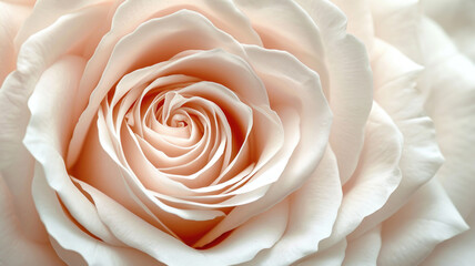 Close-up of a pale pink rose.