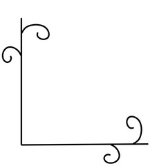 Simple Corner Border Decoration 