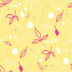 Floral seamless pattern, floral background