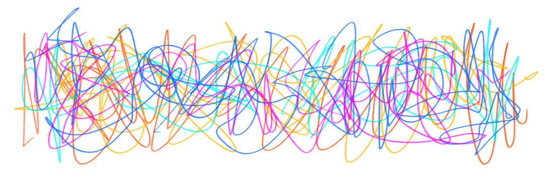 chaotic line pencil sketch scribbles