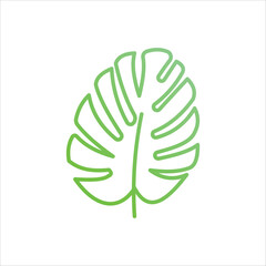 leaves icon vector stock illustration 