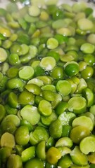 green beans background