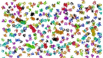 Abstract watercolour  background with colorfull splashes