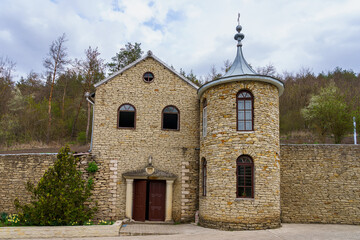 Fototapeta premium Cosauti Monastery in the Republic of Moldova. Background with selective focus and copy space