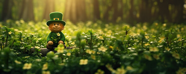 Adorable St. Patrick's Day teddy bear