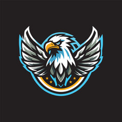 eagle logo esport style