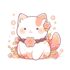 Obraz na płótnie Canvas Japanese Cat