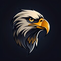 Fototapeta premium vector design eagle Mascot gaming and esport logo