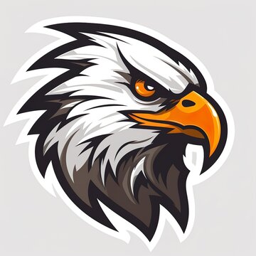 vector design eagle Mascot gaming and esport logo