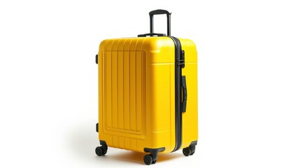 travel suitcase isolated on white background