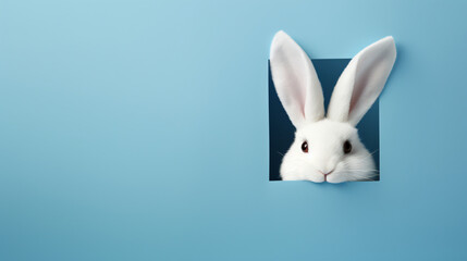 Bunny with flowers