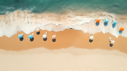 Obraz premium Abstract beautiful beach background with crystal clear water