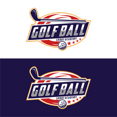 Modern professional golf template logo design for golf club image description