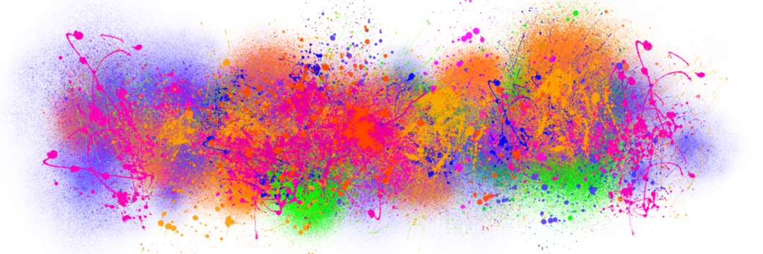 street art abstract colorful spray paint elements