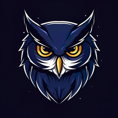 vector design owl Mascot gaming and esport logo
