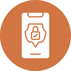 Mobile Security Icon Style