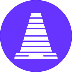 Traffic Cone Icon Style