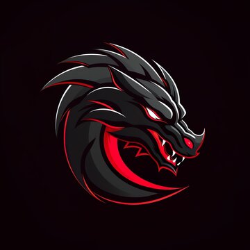 vector design dragon Mascot gaming and esport logo