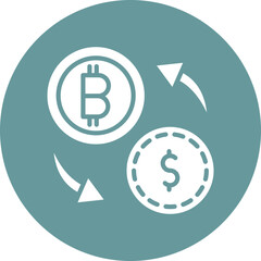 Crypto Exchange Icon Style