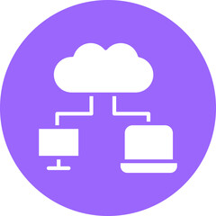 Cloud Storage Icon Style