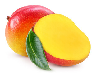 Fresh organic mango isolated